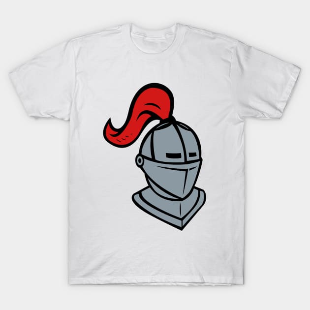 Knight Helmet Logo T-Shirt by AnotherOne